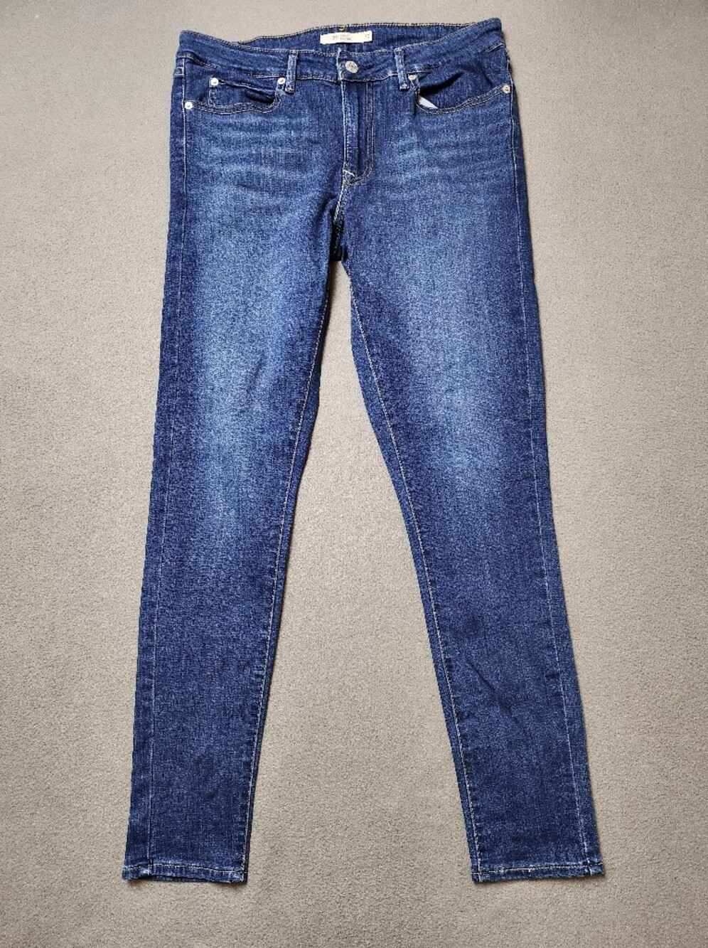 Levi's Blue 711 Skinny Jeans Size 30